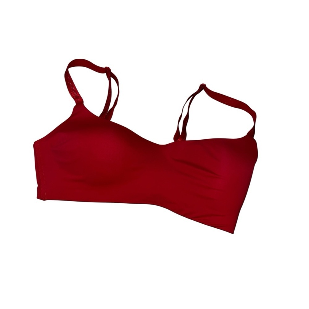 Red Victoria’s Secret wireless bra lined balconet 34d like new